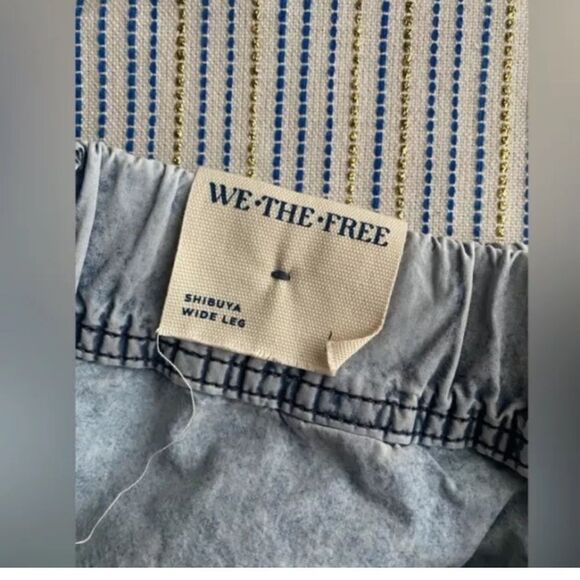 NWT Free People We The Free Shibuya Wide Leg Jeans Size Large - Picture 11 of 16